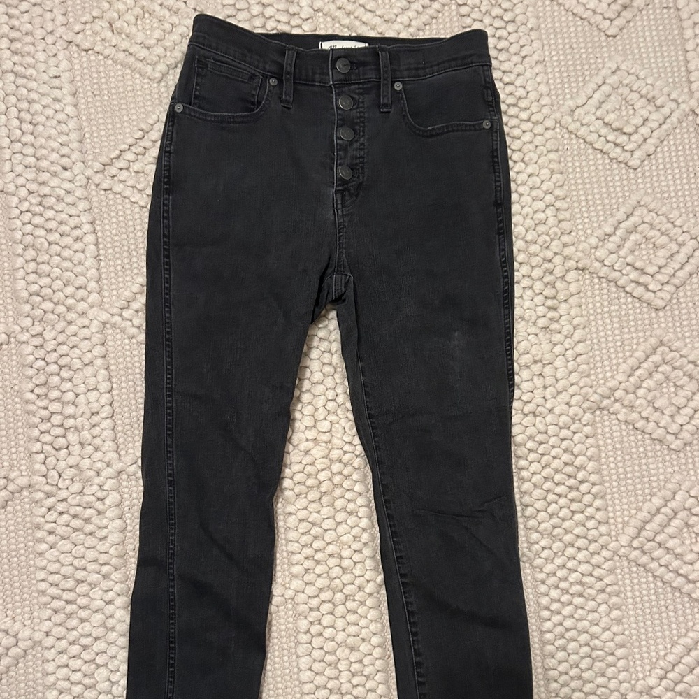 Madewell 10inch high rise skinny jeans